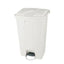 Probbax Rectangular Pedal Polypropylene White Bin 90L – cleaning & hygiene supplies