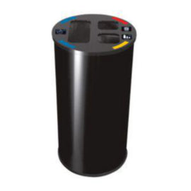 Probbax Waste Separation Black Bin 60L – cleaning & hygiene supplies