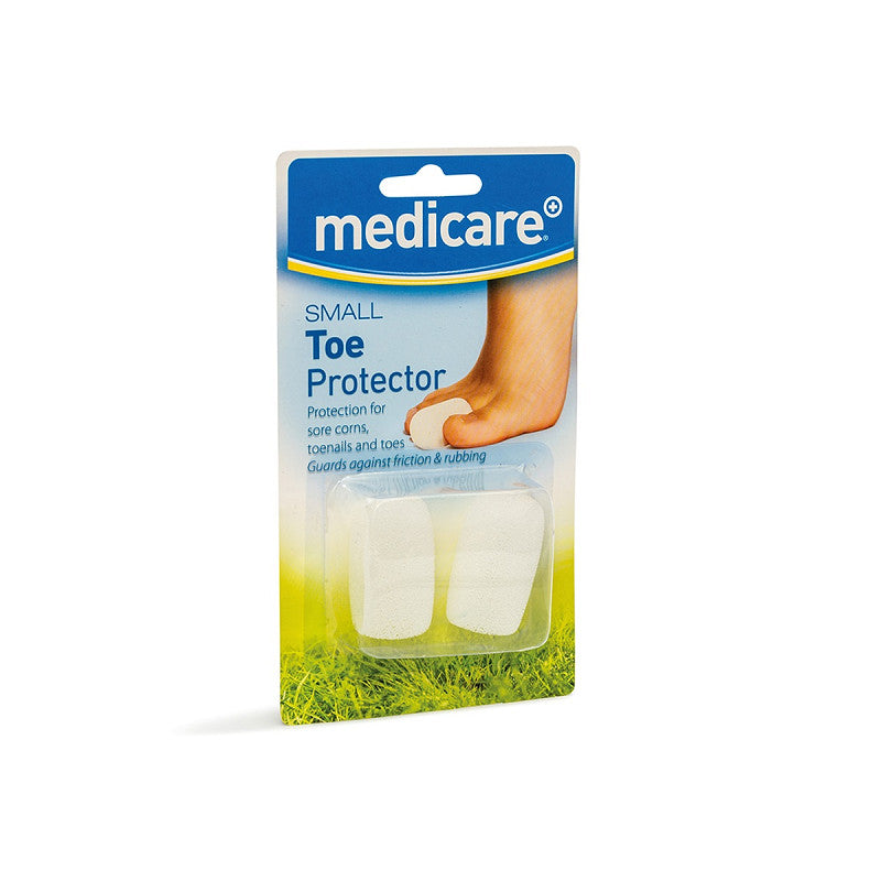 Medicare foam toe protector small white 2-pack – corn and toe friction relief