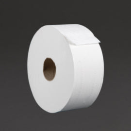 Jantex Jumbo Roll Refill 2ply 300m Pack of 6 – cleaning & hygiene supplies