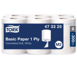 Tork Centrefeed White 1 Ply 300m M2 – hand towels & centrefeed rolls