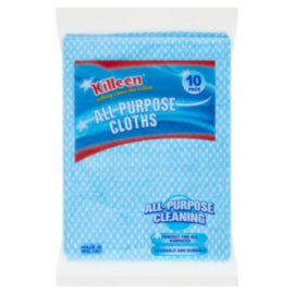Killeen All Purpose Cloths 10 Pack – cloths, scourers & dusters