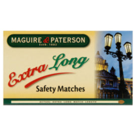 Maguire & Patterson Extra Long Matches – cleaning & hygiene supplies