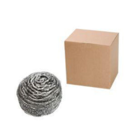 Wire Pot Scrub Stainless Steel 40G 100pk (10pk x 10) – cleaning & hygiene supplies
