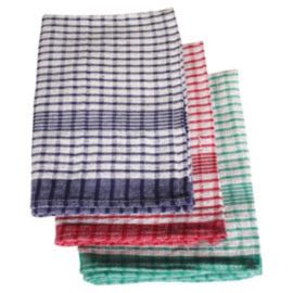 Tea Towel Cotton Check 18.5x27.5 Inch/47x70cm – cleaning & hygiene supplies