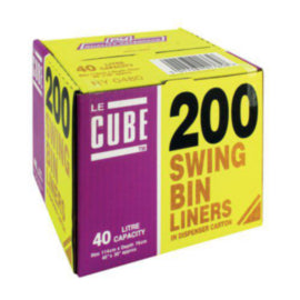 Le Cube Swing Bin Liners Pk200 – bin liners & refuse sacks