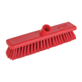 Jantex Hygiene Broom Soft Bristle Red 12" – mops, brooms & cleaning tools