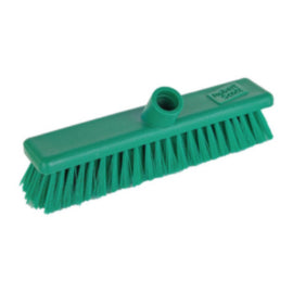 Jantex Soft Hygiene Broom Green 12in – mops, brooms & cleaning tools