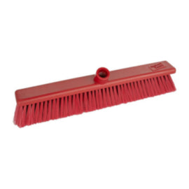 Jantex Hygiene Broom Soft Bristle Red 18in – mops, brooms & cleaning tools