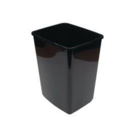 2work 10l Swing Bin Base Only Black – waste bins & containers