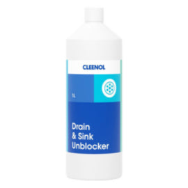 Cleenol Drain & Sink Unblocker 1Ltr (6 pack) – cleaning & hygiene supplies