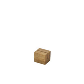 Acacia Wood Sign Holder 3 x 2.5 x 2.5cm – cleaning & hygiene supplies