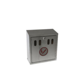 Genware SSt. WallMounted Outdoor Ashtray – cleaning & hygiene supplies