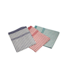 Cotton Check Towel 46X69cm 10Pcs Mix Colours – cleaning & hygiene supplies