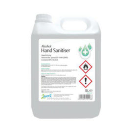 2Work Alcohol Hand Sanitiser 5 Litre – surface cleaners & disinfectants