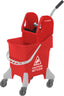 30ltr Mopping System C/w Wringer Red – mops, brooms & cleaning tools