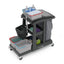 ECO-Matic EM3 Cleaning Trolley with Open Shelf Storage & 120L Waste Bin – waste bins & containers