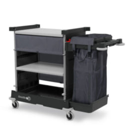 NKT-1LLR NuKeeper Trolley with 100L Laundry Bag & Twin Shelf Storage – laundry care