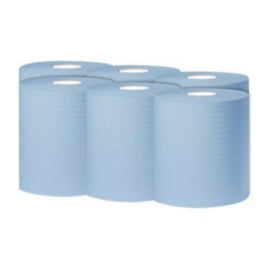 2work Cfeed Roll 1-ply 300m Blue – cleaning & hygiene supplies