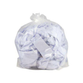 2Work Polythene Bags 90L 50 Per Roll Clear – bin liners & refuse sacks