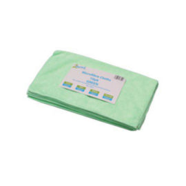 2Work Microfibre Cloth 400x400mm Green – cloths, scourers & dusters