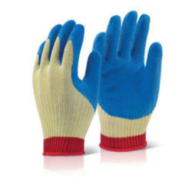 Beeswift Reinforced Latex Gloves 1Pr Blue XL – gloves & hand protection