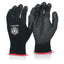 Beeswift PU Coated Gloves Black Small – gloves & hand protection