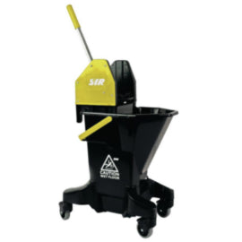SYR Long Tall Sally Recycled Plastic Mop Bucket and Wringer 16Ltr Yellow – mops, brooms & cleaning tools