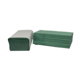 2Work V-Fold Hand Towels 1-Ply 190x250mm Sheet Size Green – hand towels & centrefeed rolls