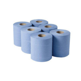 1-Ply Blue Centrefeed Rolls 300mx175mm (Pack of 6) – hand towels & centrefeed rolls