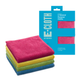 E-Cloth 4 General Purpose Cloths – cloths, scourers & dusters