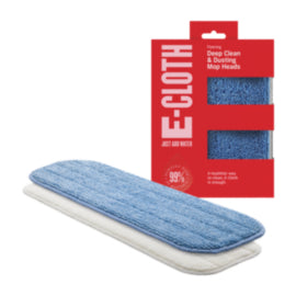 E-Cloth Deep Clean & Dusting Mop Head Pack – mops, brooms & cleaning tools