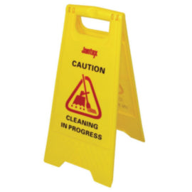 Jantex Cleaning in Progress Safety Sign – cleaning & hygiene supplies
