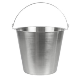 Jantex Stainless Steel Bucket 12Ltr – buckets & cleaning accessories