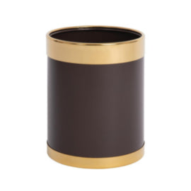 Bolero Waste Paper Bin with Gold Rim – cleaning & hygiene supplies