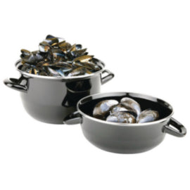Olympia Mussel Pot Enamel Large – cleaning & hygiene supplies