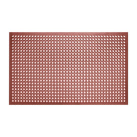 Jantex Rubber Grease Resistant Anti Fatigue Mat Red 1500 x 900mm – cleaning & hygiene supplies