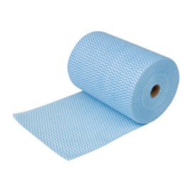 Nisbets Essentials NonWoven Cloth Blue Roll of 300 Sheets – cloths, scourers & dusters
