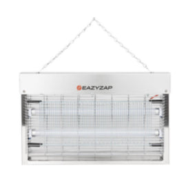 Eazyzap Energy Efficient Stainless Steel LED Fly Killer 100m² – cleaning & hygiene supplies