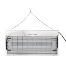 Eazyzap Energy Efficient Stainless Steel LED Fly Killer 150m² – cleaning & hygiene supplies
