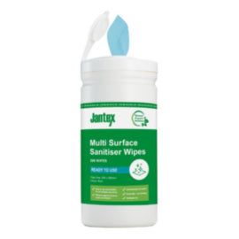 Jantex Green Surface Sanitiser Wipes Starter Tub 200mm – surface cleaners & disinfectants