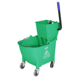 Jantex 30ltr Mop Bucket with Foot Pedal release - Green – mops, brooms & cleaning tools