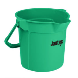 Jantex Green Graduated Bucket with Pouring Lip 10ltr – buckets & cleaning accessories