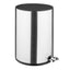 Jantex Pedal Bin Brushed Steel 6Ltr – waste bins & containers