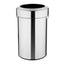 Bolero Bin with Open Top Lid Brushed Steel 70Ltr – brushes & scrubbing tools