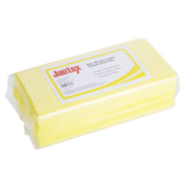 Jantex NonWoven Cloths Yellow 50 pack – cloths, scourers & dusters