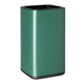 Bolero Square Waste Bin Green 7Ltr – waste bins & containers