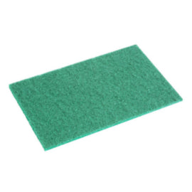 Jantex Green 100% Recycled Scouring Pads 9x6inch 10 pack – cleaning & hygiene supplies