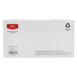Nisbets Essentials White Hand Towels 1ply 100 Sheets 36 Pack – hand towels & centrefeed rolls
