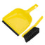 Jantex Dustpan & Brush Set - Yellow – mops, brooms & cleaning tools